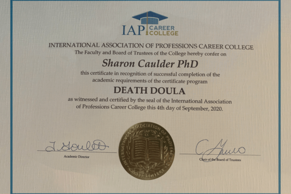 PhD Certificate